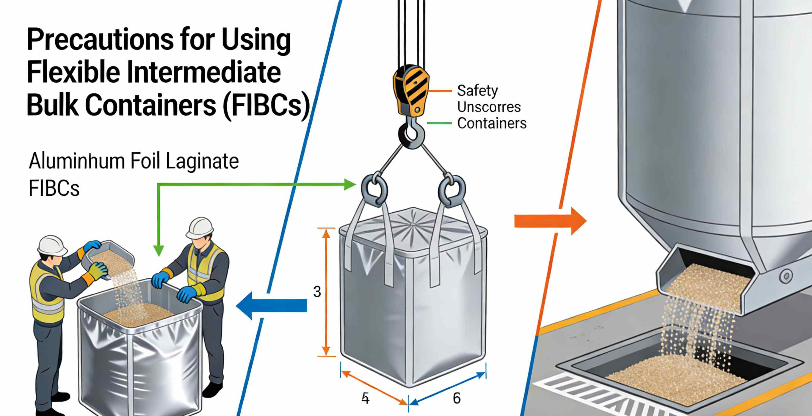 Heavy Duty UV Resistant FIBC bag made of virgin PP woven fabric designed for long-term outdoor storage and protection against sun damage.